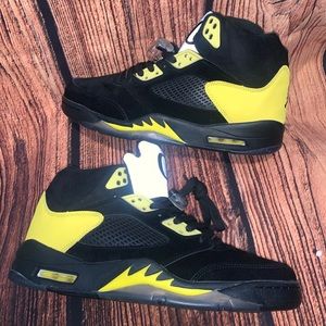 Jordans 5 Oregon Ducks Men Size 13